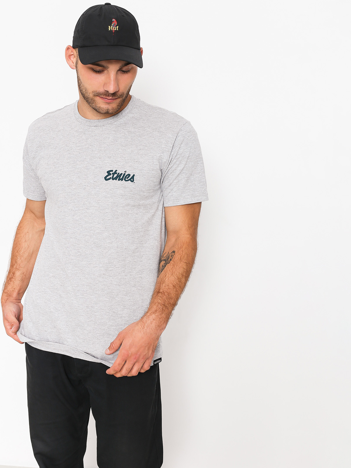 T-shirt Etnies Speed Script (grey heather)
