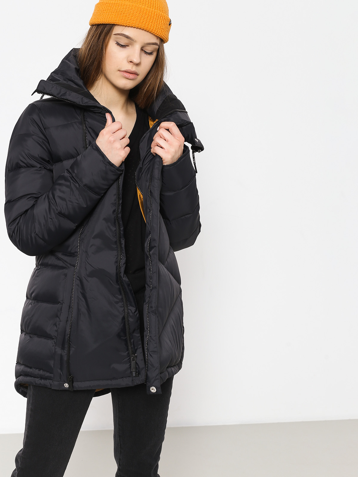 Damska Kurtka snowboardowa Volcom Structure Down (blk)