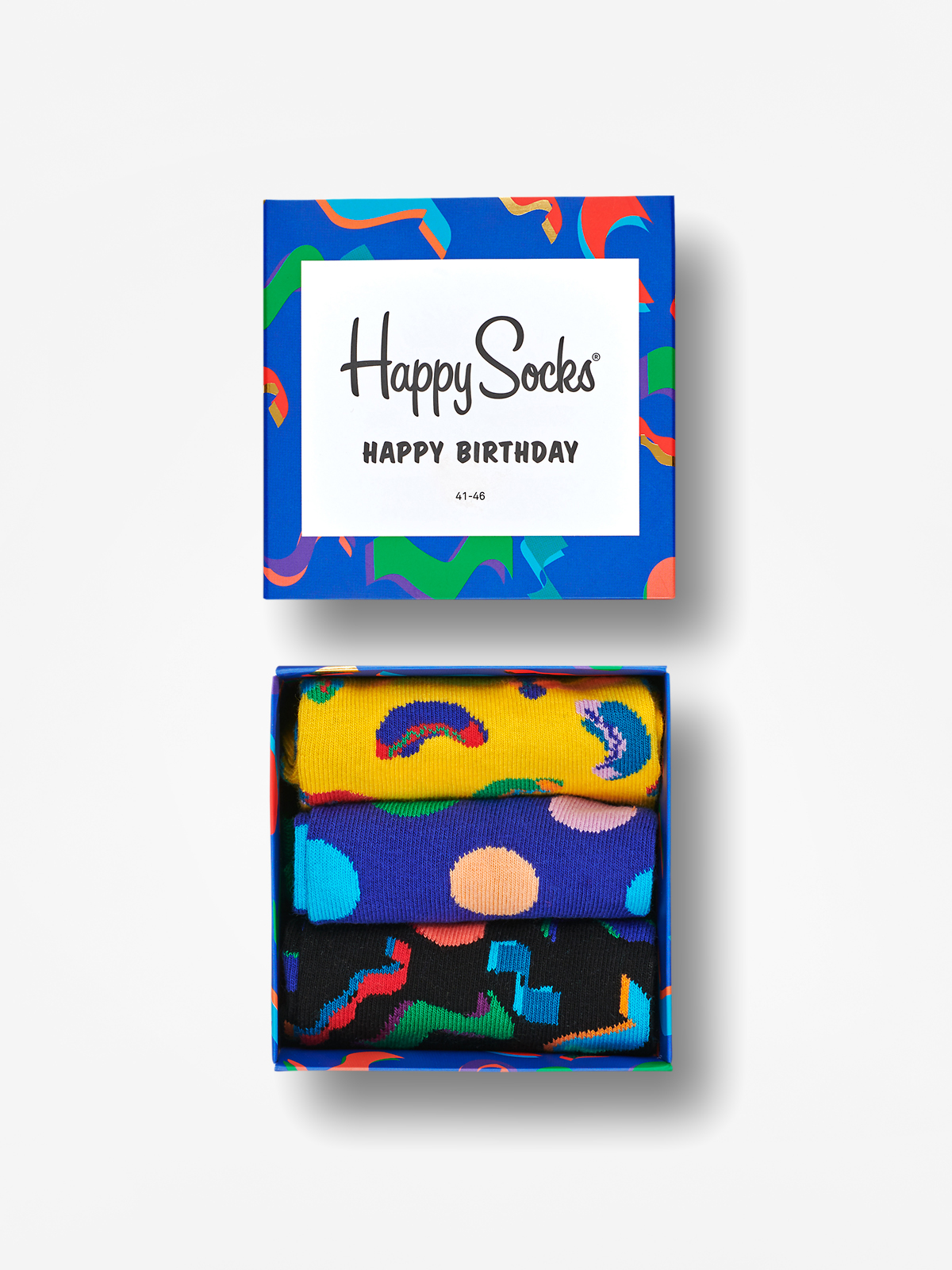 Skarpetki Happy Socks Giftbox 3Pk Happy Birthday (multi)