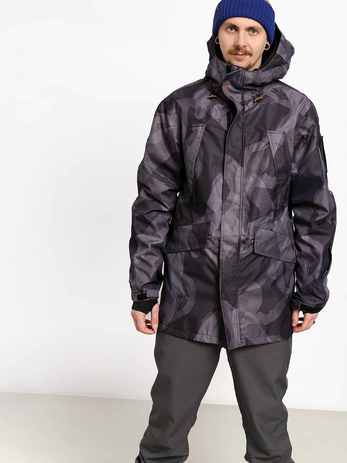 Kurtka snowboardowa ThirtyTwo Deep Creek (black/camo)