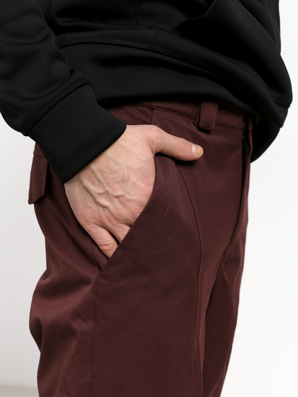 Męskie Spodnie snowboardowe ThirtyTwo Essex (burgundy)