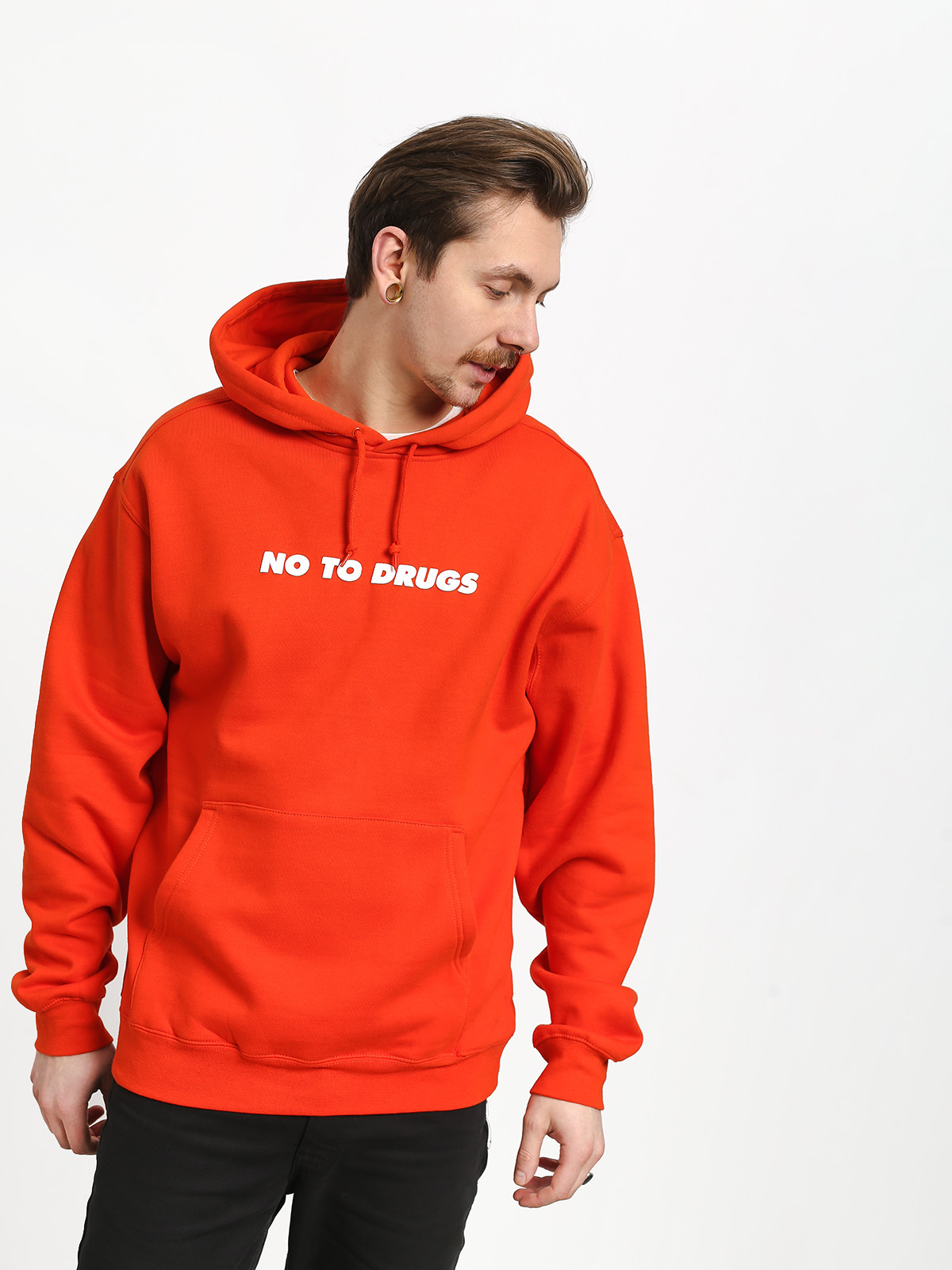 Bluza z kapturem DGK No To Drugs HD (orange)