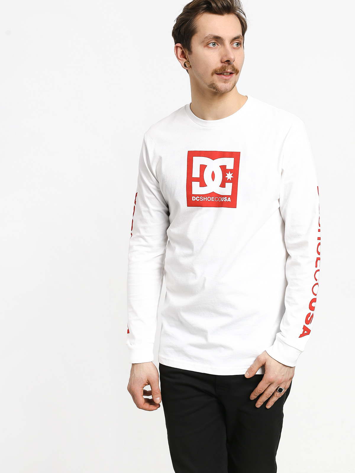 Longsleeve DC Square Star Ls 2 (snow white)