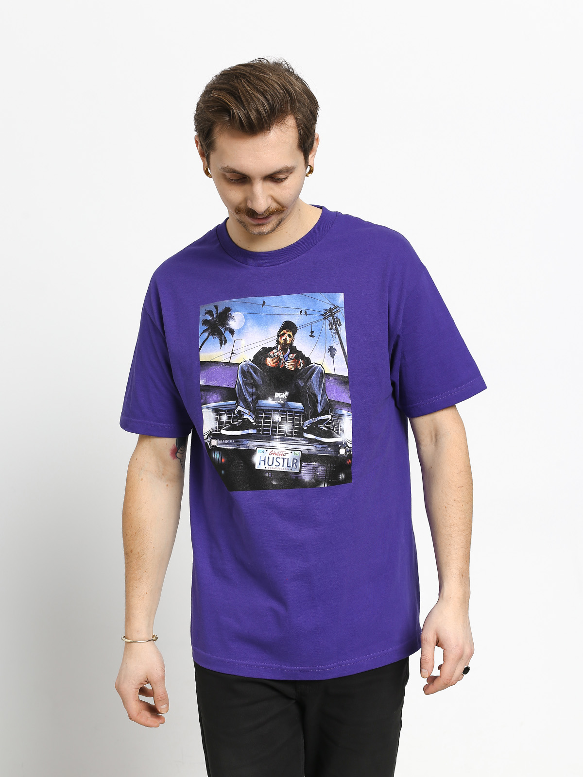 T-shirt DGK Hustlin 2 (purple)