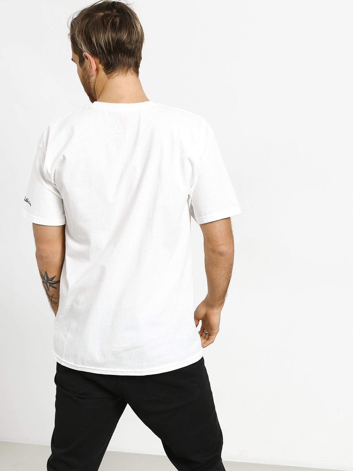 T-shirt Krooked Smoking (white)