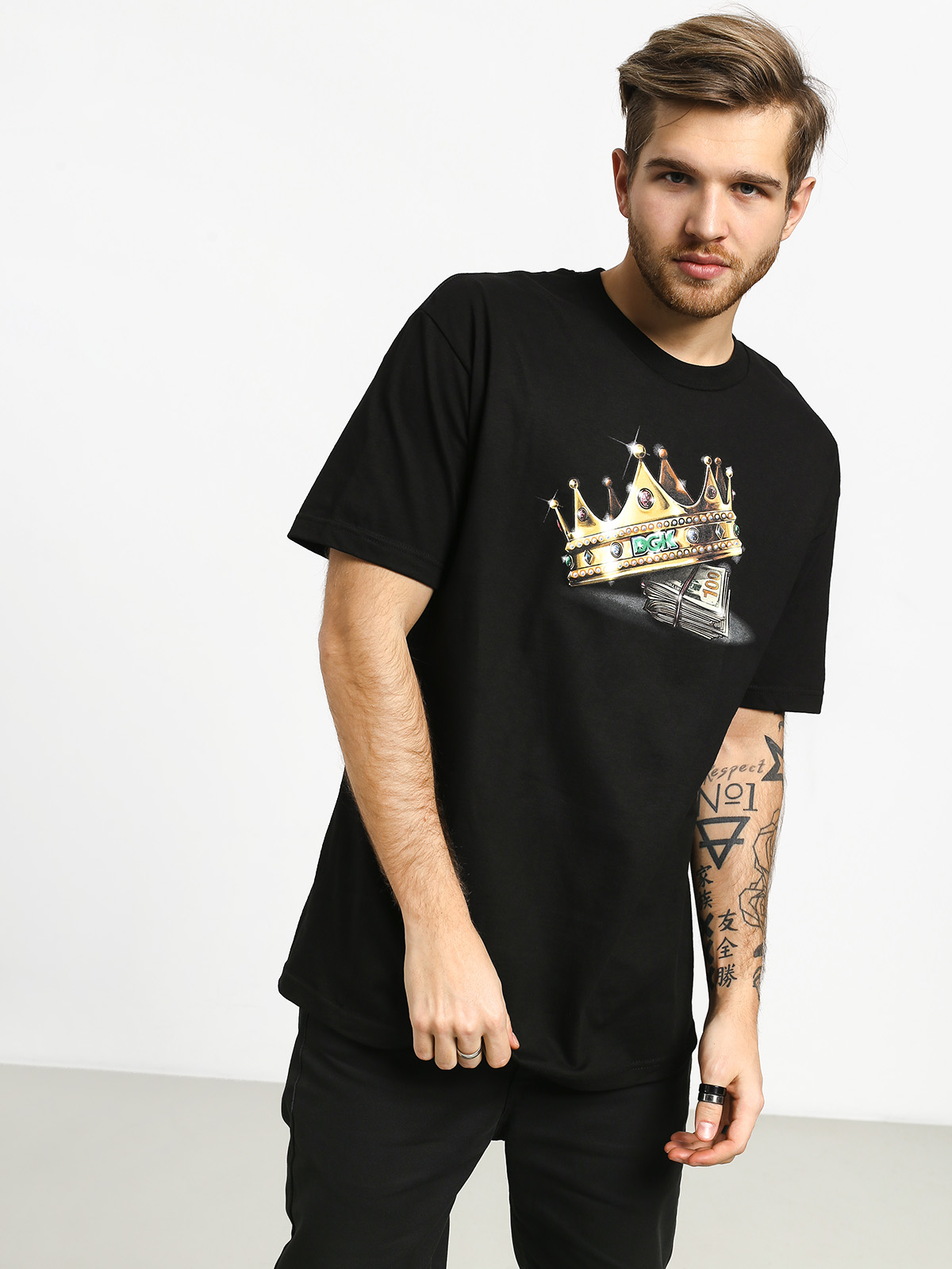 T-shirt DGK Crown (black)