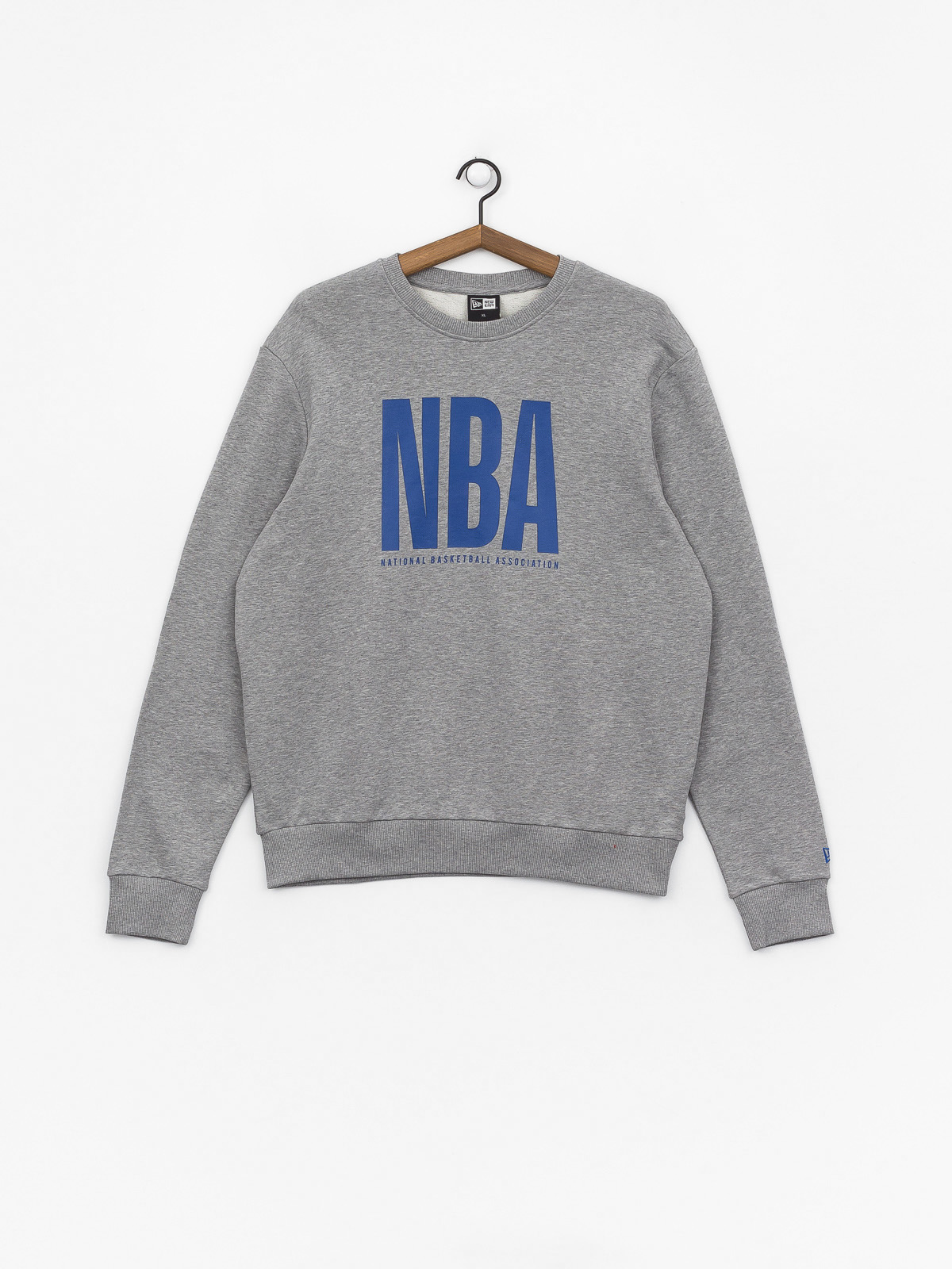 Bluza New Era Nba Logo Crew (heather gray)
