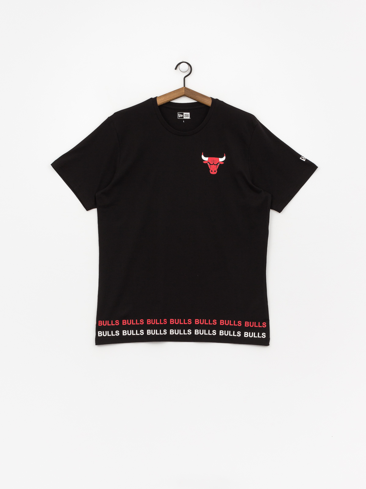 T-shirt New Era Wordmark Chicago Bulls (black)