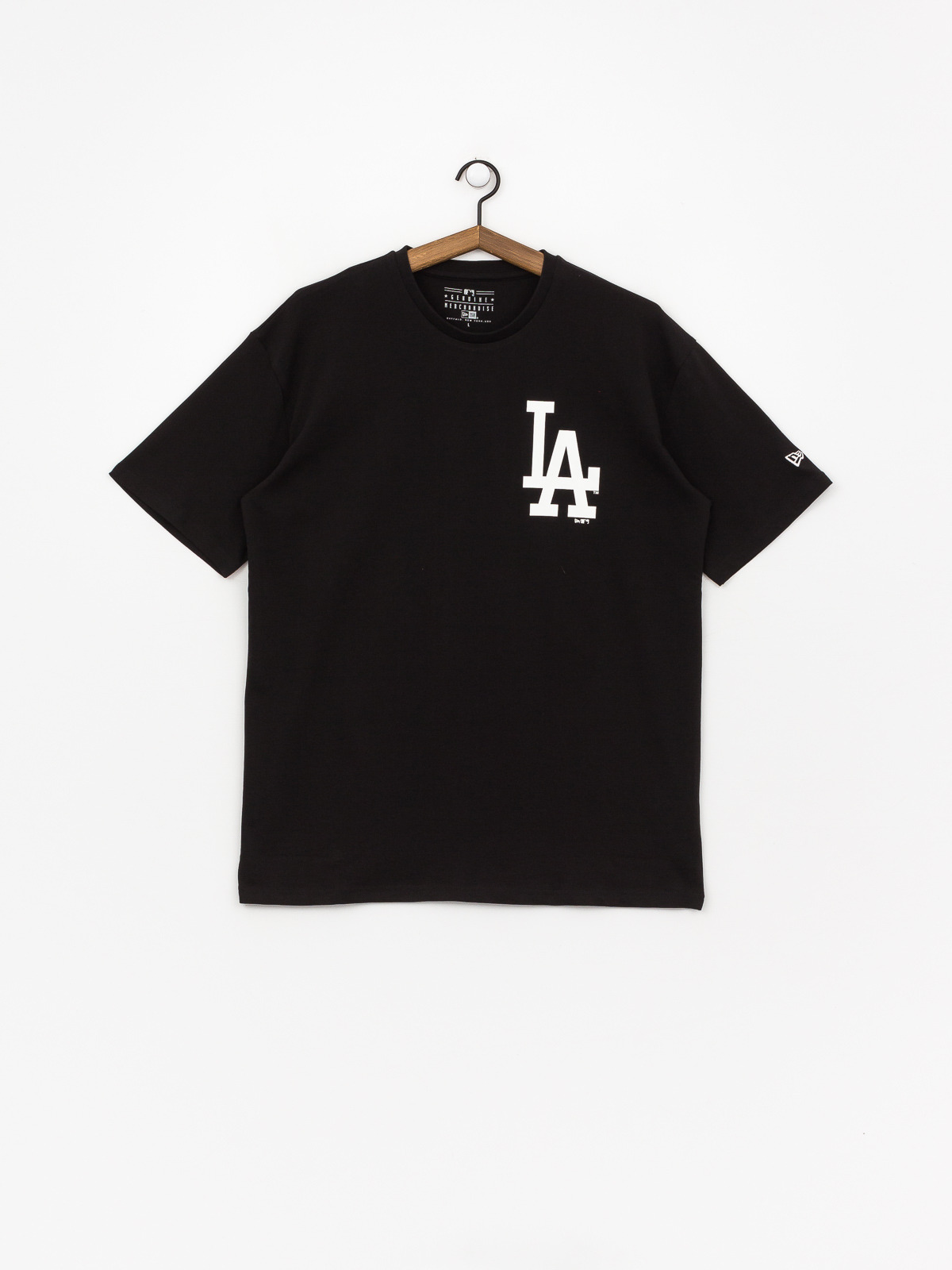 T Shirt New Era Oversized Logo Los Angeles Dodgers Black