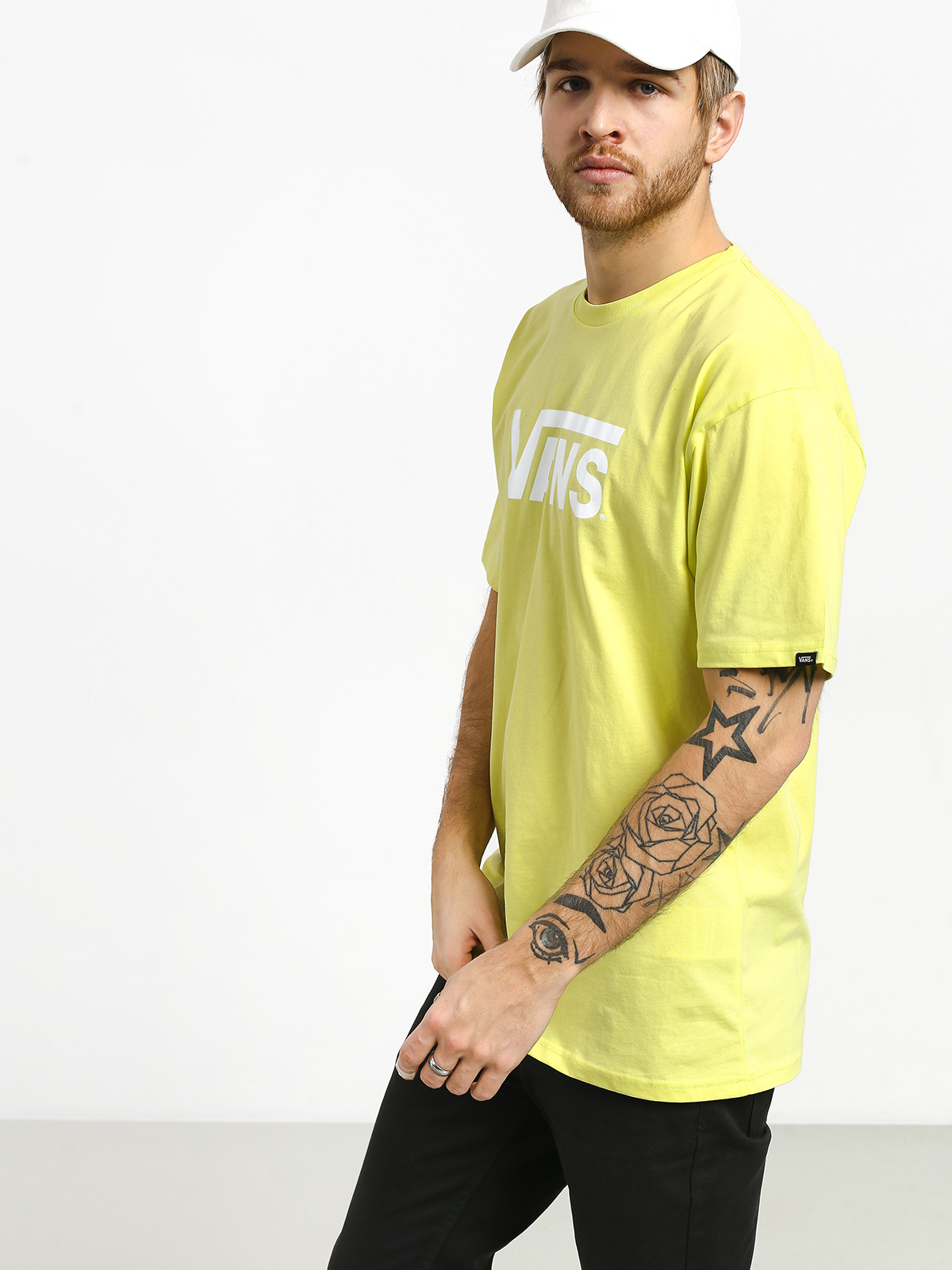 T-shirt Vans Classic (sunny lime/white)