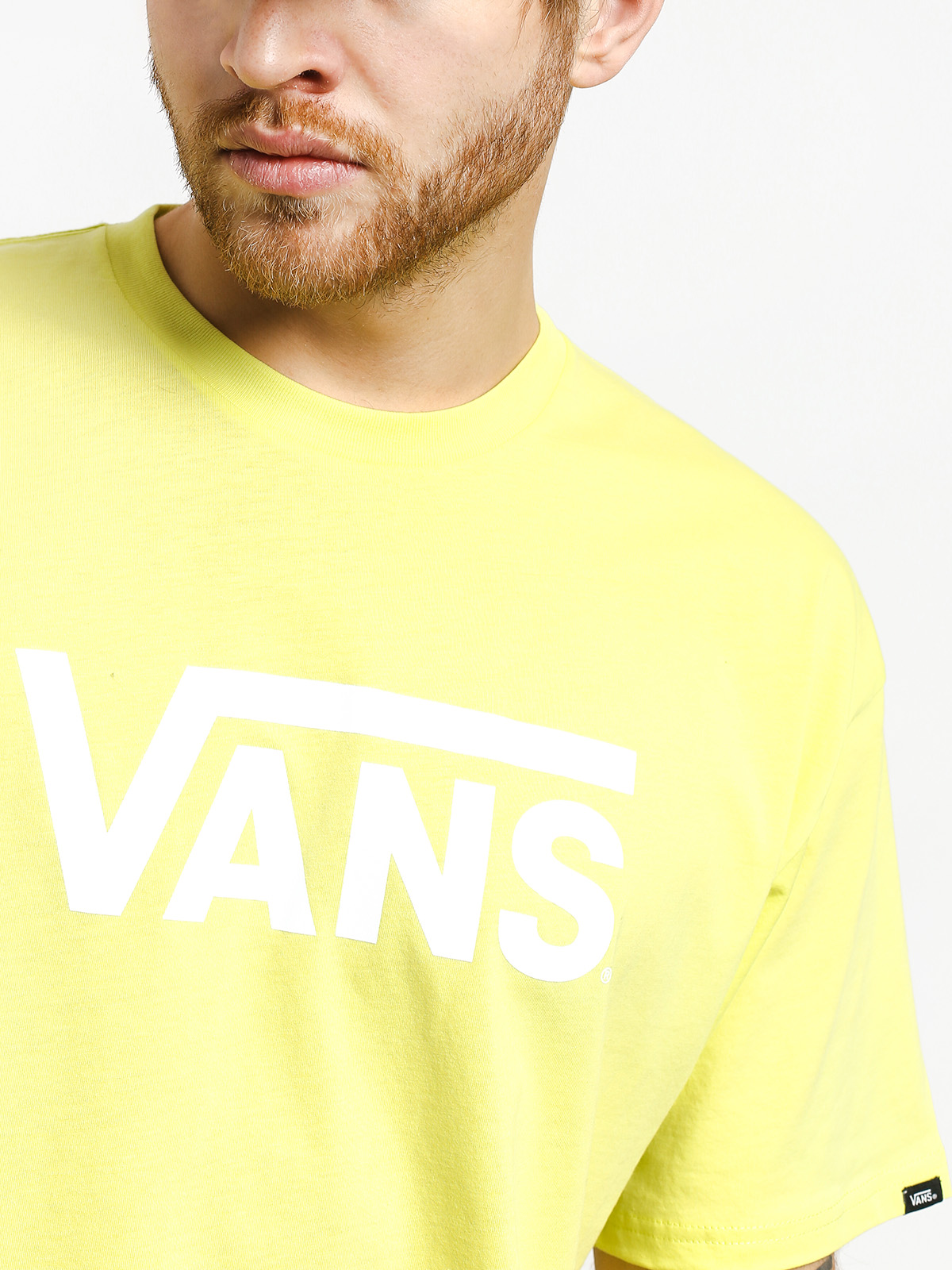 T-shirt Vans Classic (sunny lime/white)