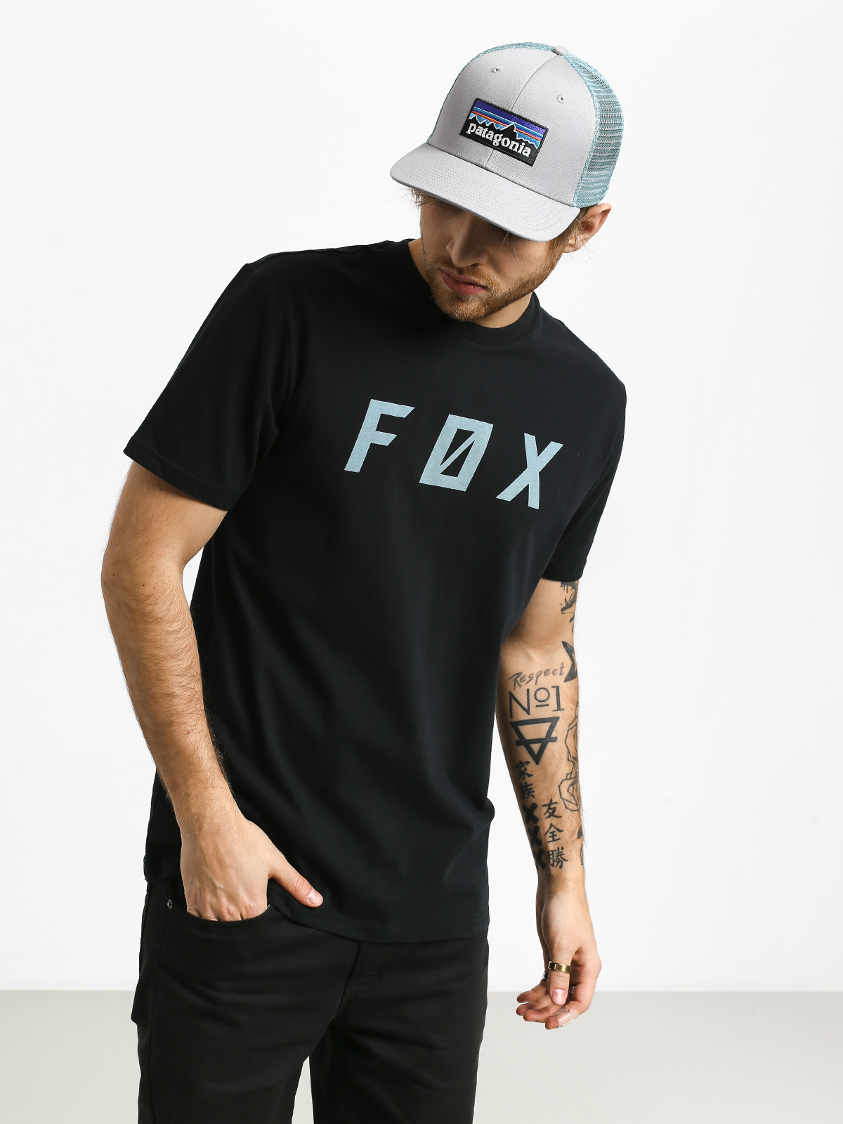 T-shirt Fox Backslash Airline (blk)