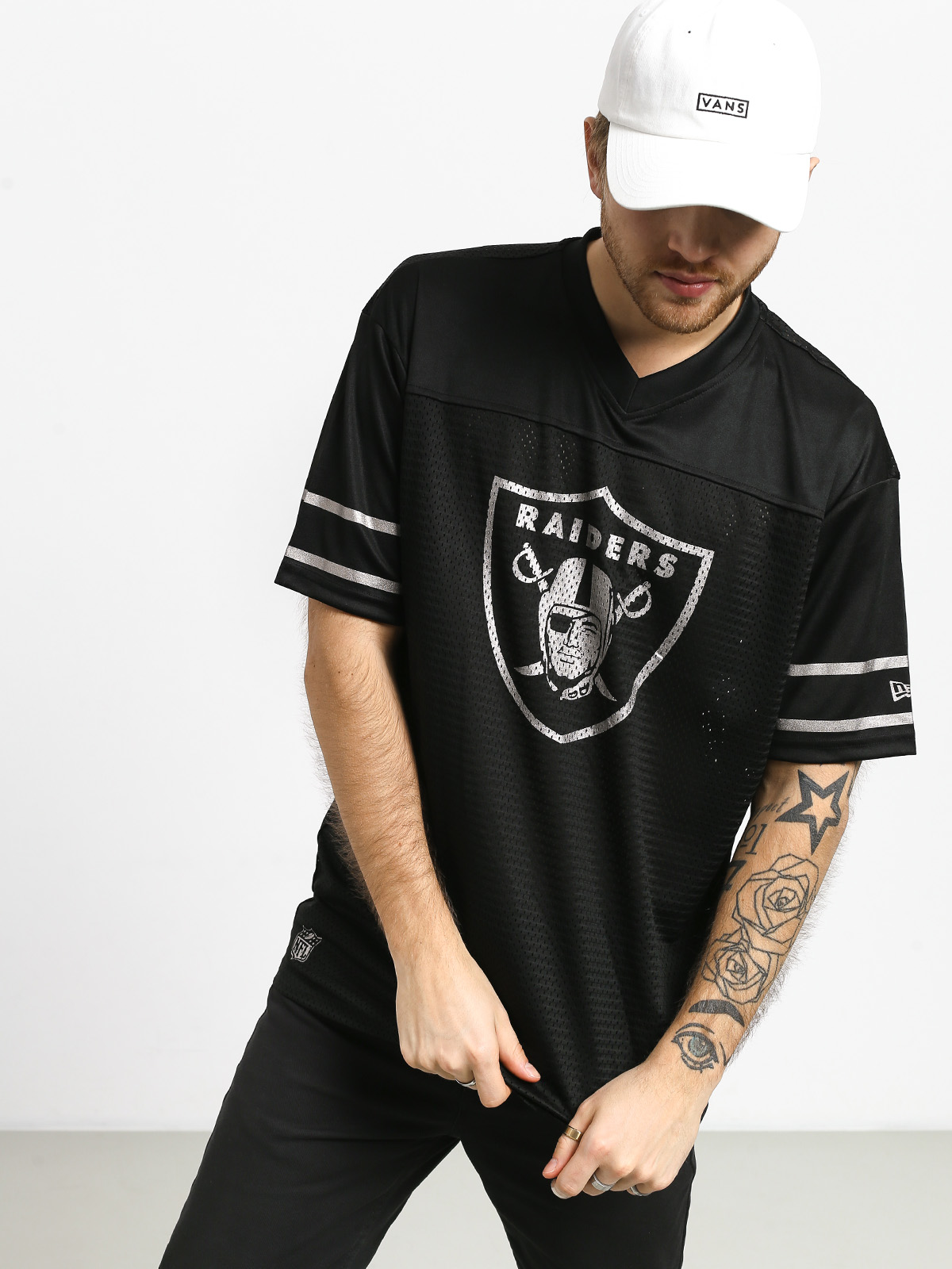 T-shirt New Era Team Logo Oversized Oakland Raiders (black)