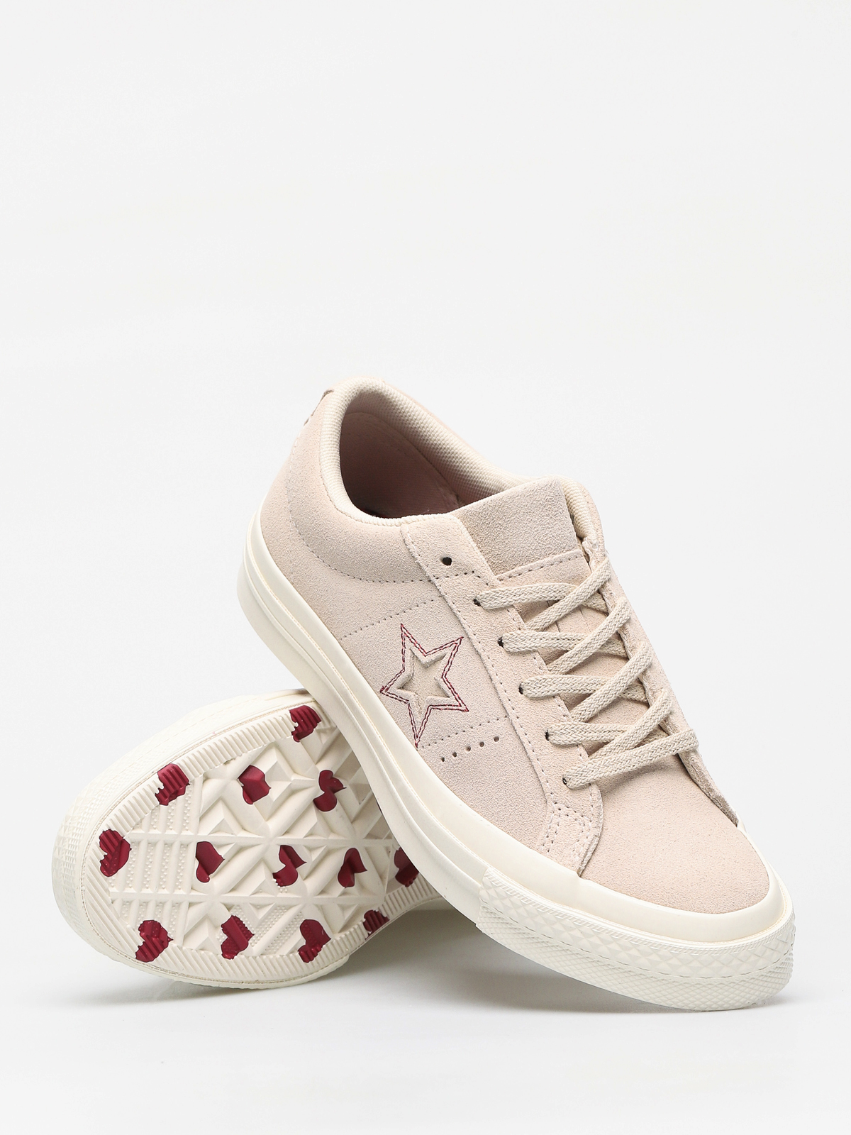 Trampki Converse One Star Ox (egret/egret/rhubarb)