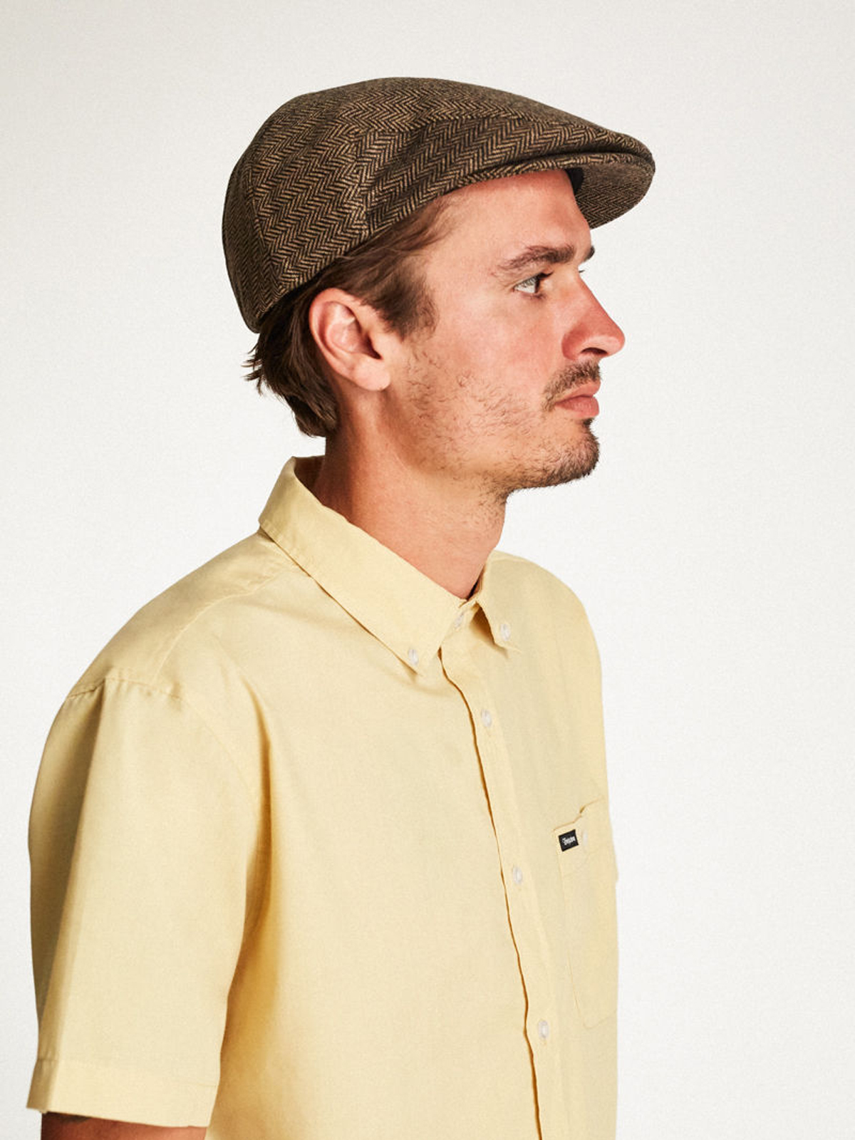 Kaszkiet Brixton Hooligan Snap ZD (brown/khaki)