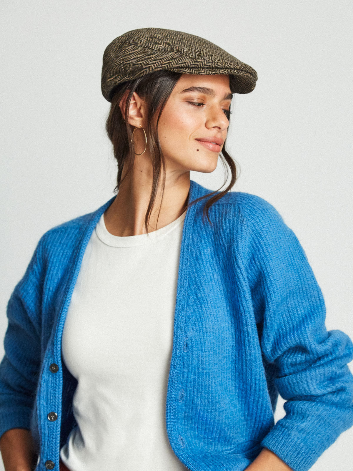 Kaszkiet Brixton Hooligan Snap ZD (brown/khaki)