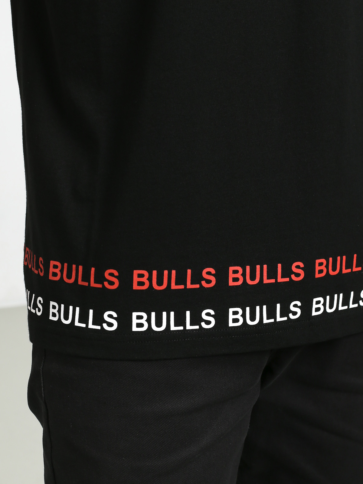 T-shirt New Era Wordmark Chicago Bulls (black)