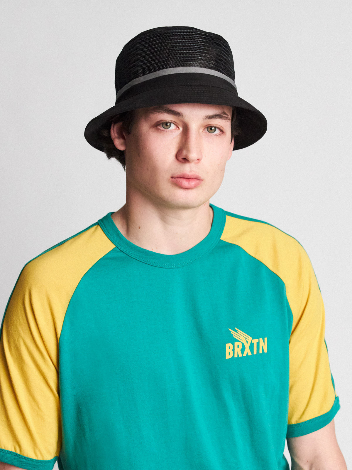 Kapelusz Brixton Hardy Bucket Hat (black/grey)