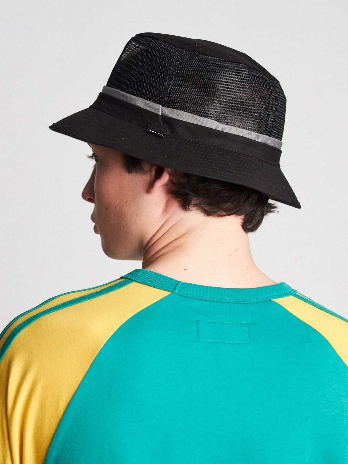 Kapelusz Brixton Hardy Bucket Hat (black/grey)