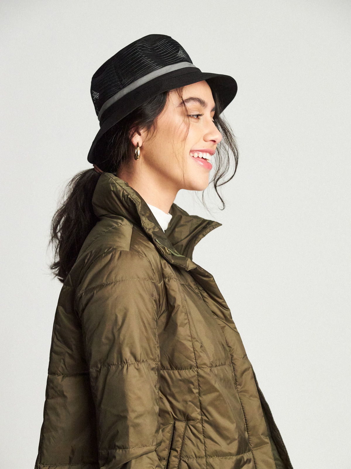 Kapelusz Brixton Hardy Bucket Hat (black/grey)