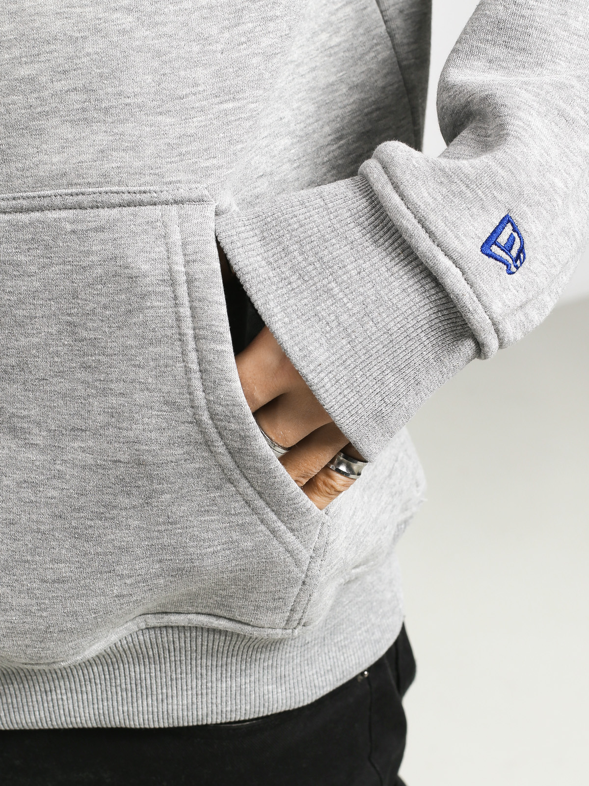 Bluza z kapturem New Era New York Giants HD (heather gray)