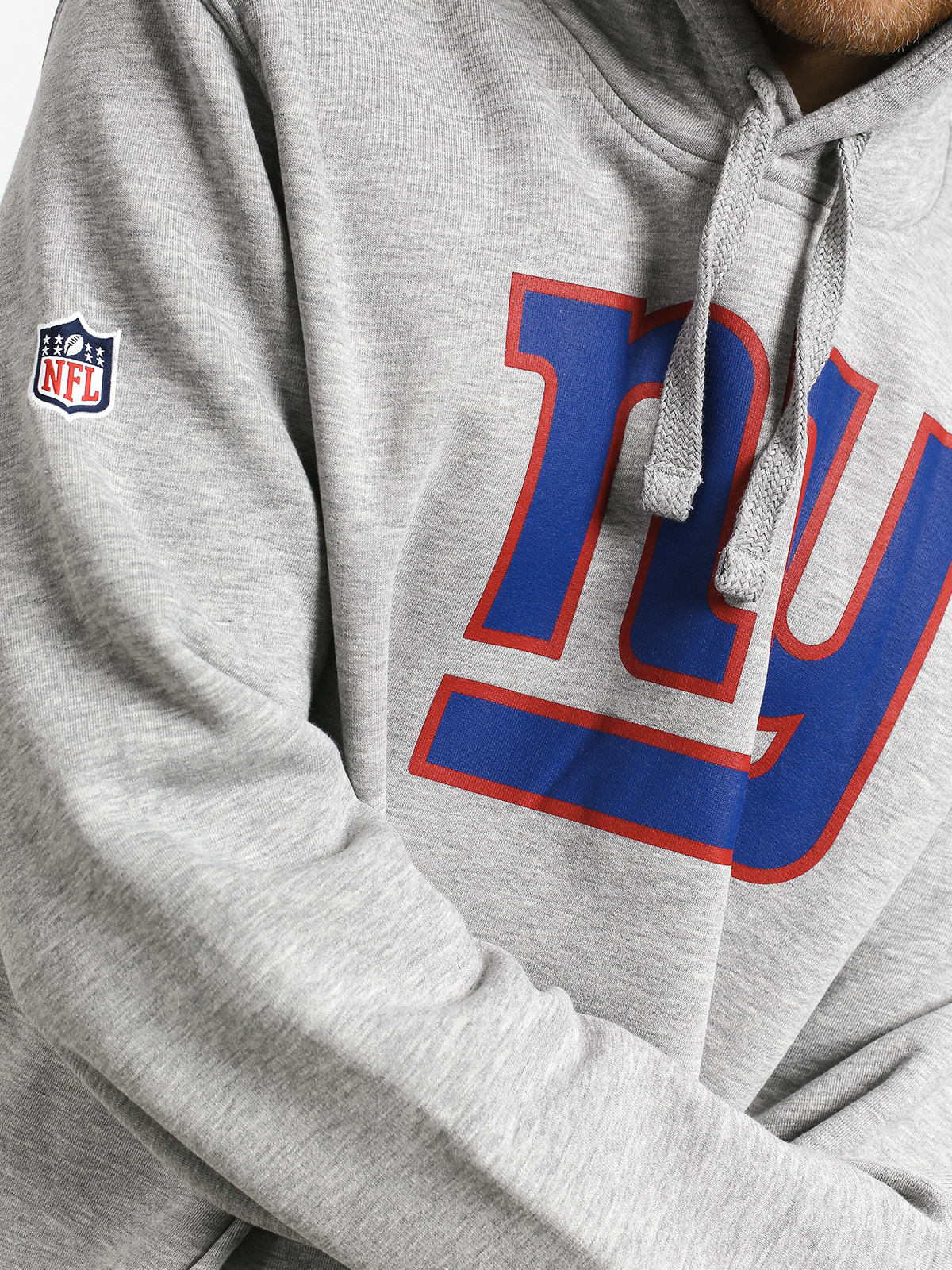 Bluza z kapturem New Era New York Giants HD (heather gray)