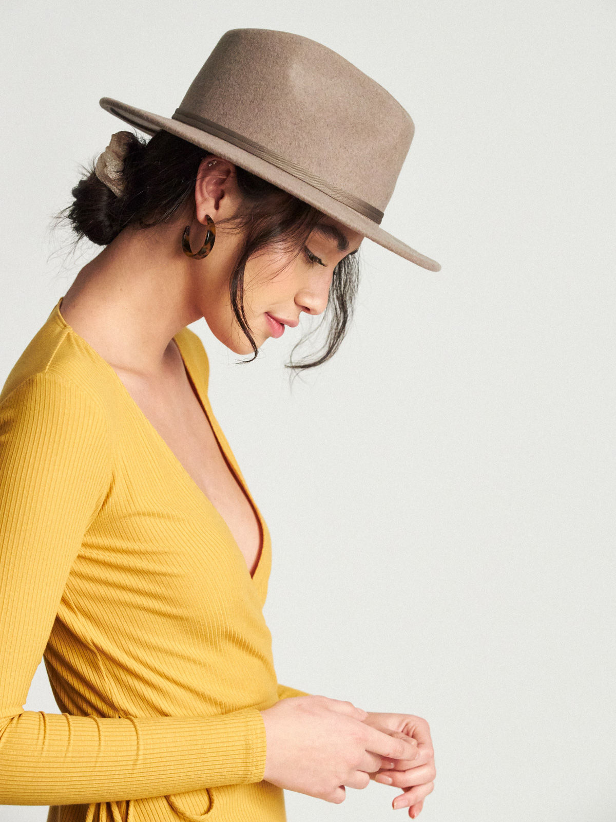 Kapelusz Brixton Coleman Fedora (heather natural)