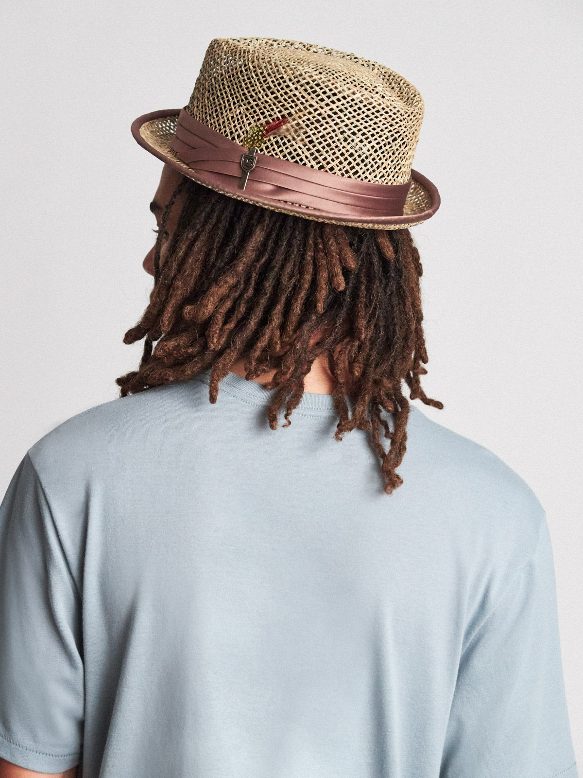 Kapelusz Brixton Stout Straw Pork Pie (tan)