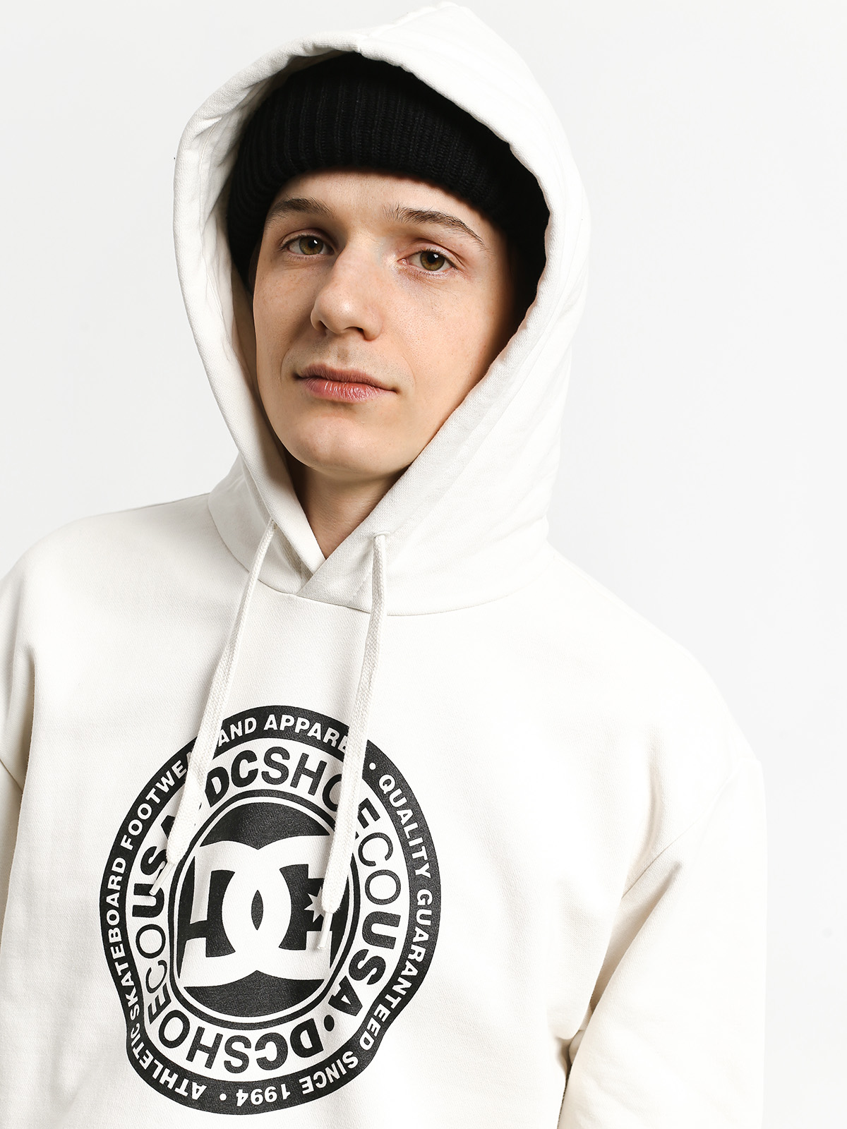 Bluza z kapturem DC Crasingle HD (snow white)