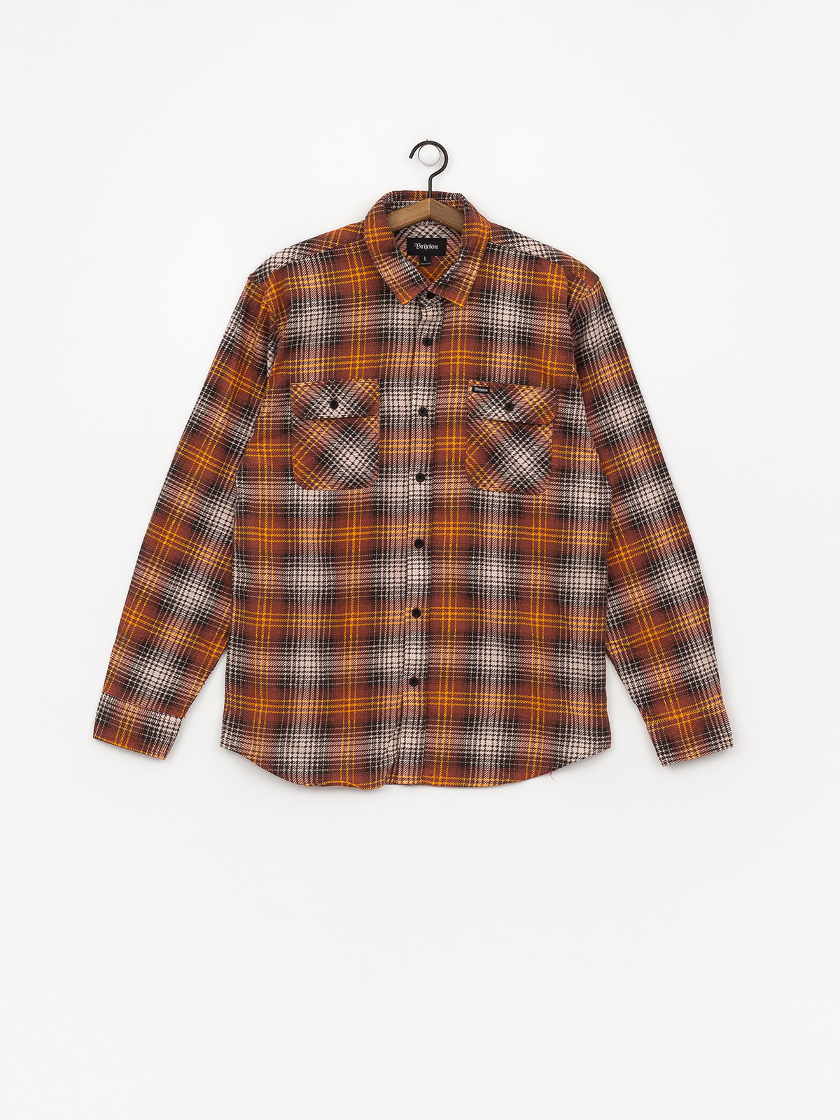 Koszula Brixton Bowery Lw Flannel (burnt orange)