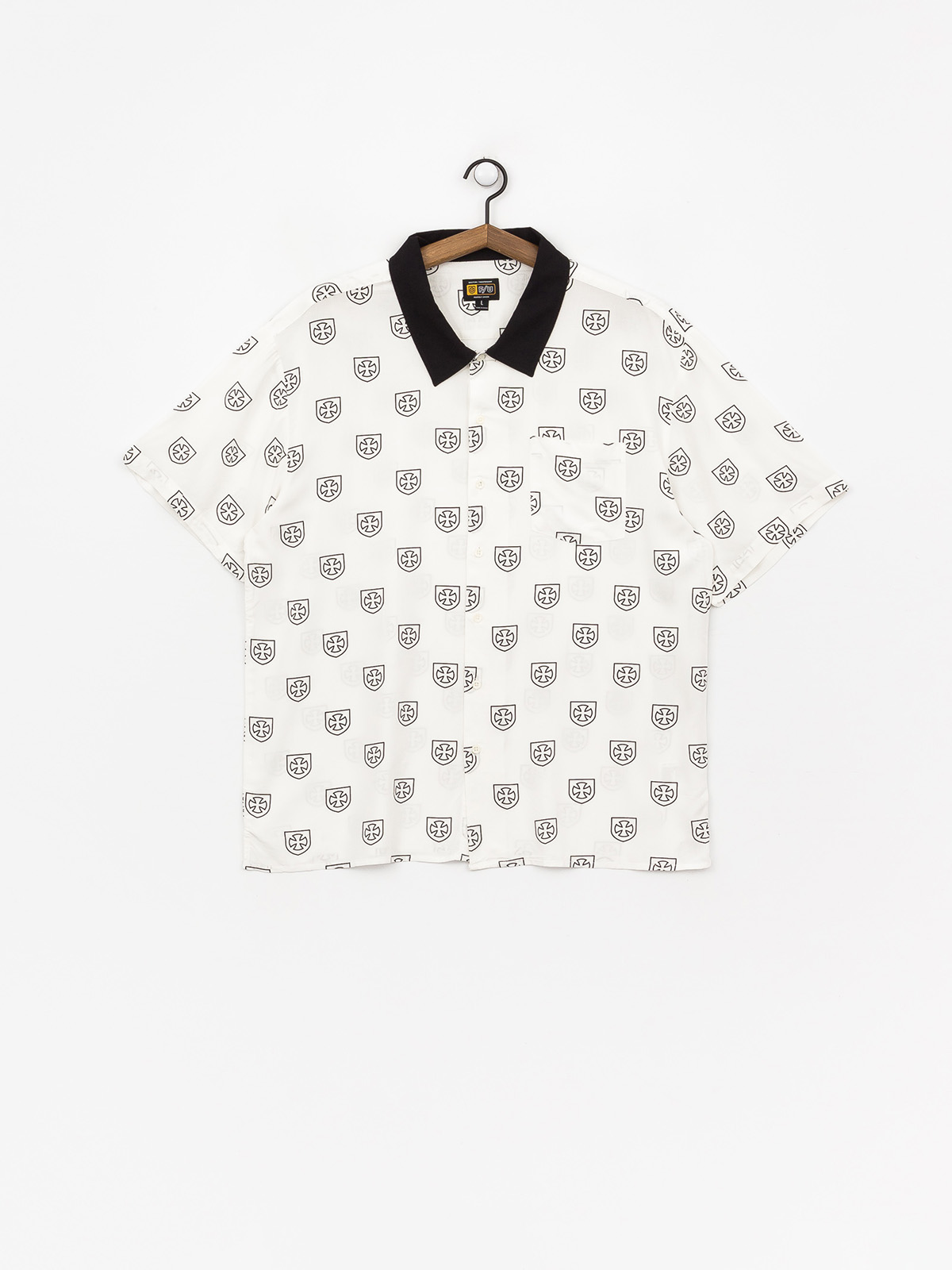 Koszula Brixton Trial Wvn (off white/black)
