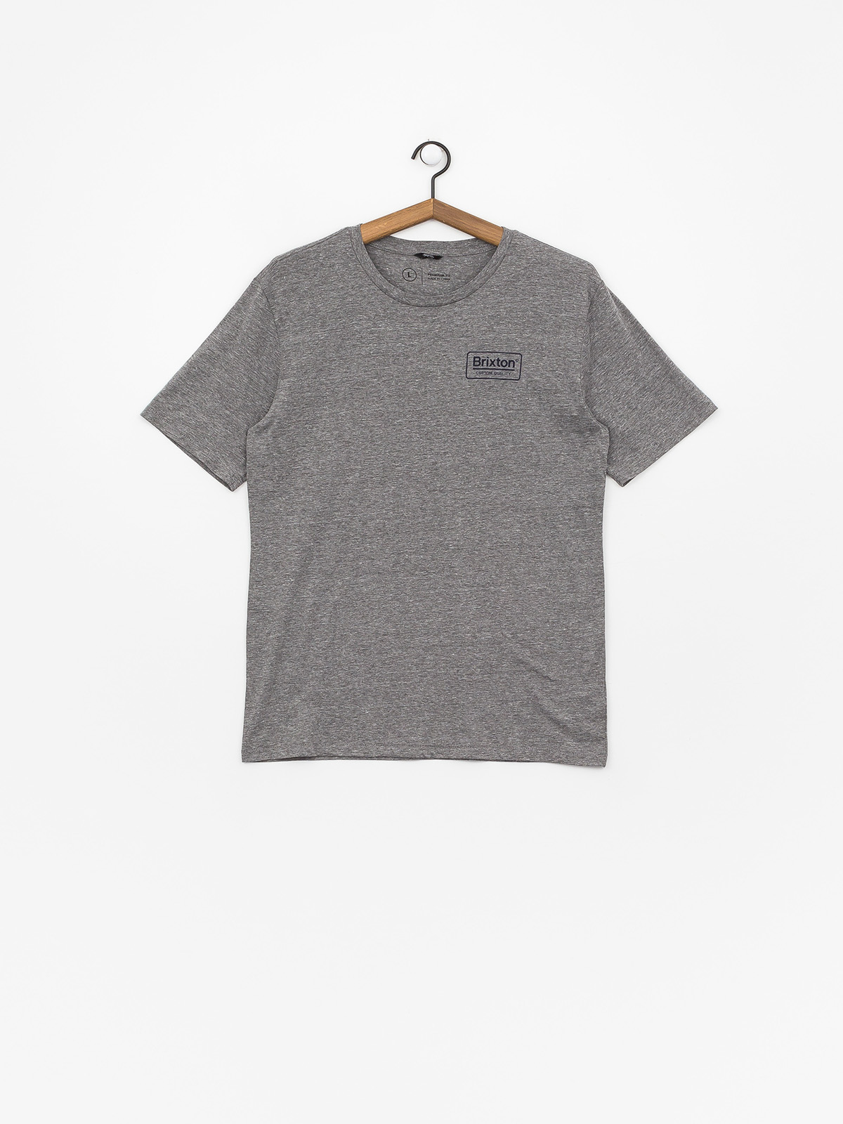 T-shirt Brixton Palmer Prem (heather grey/blue)