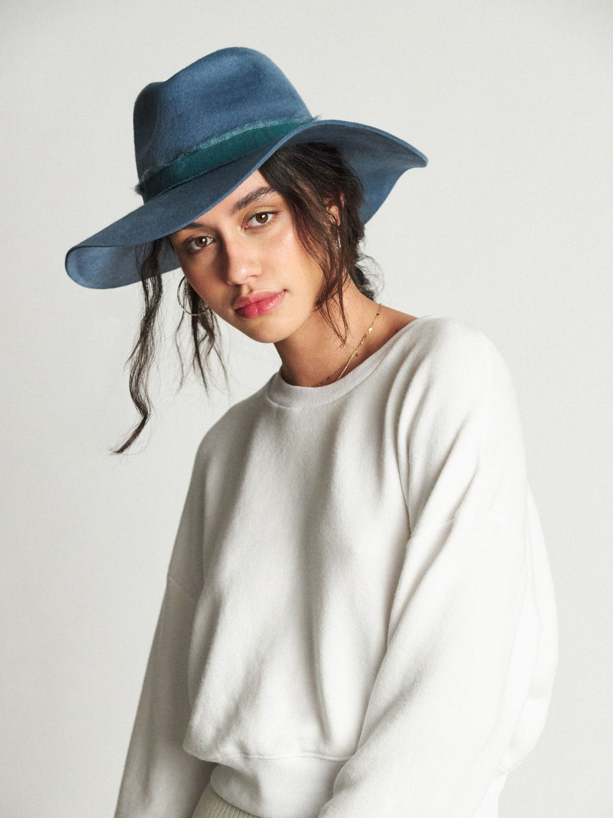 Kapelusz Brixton Ella Fedora Wmn (orion blue)