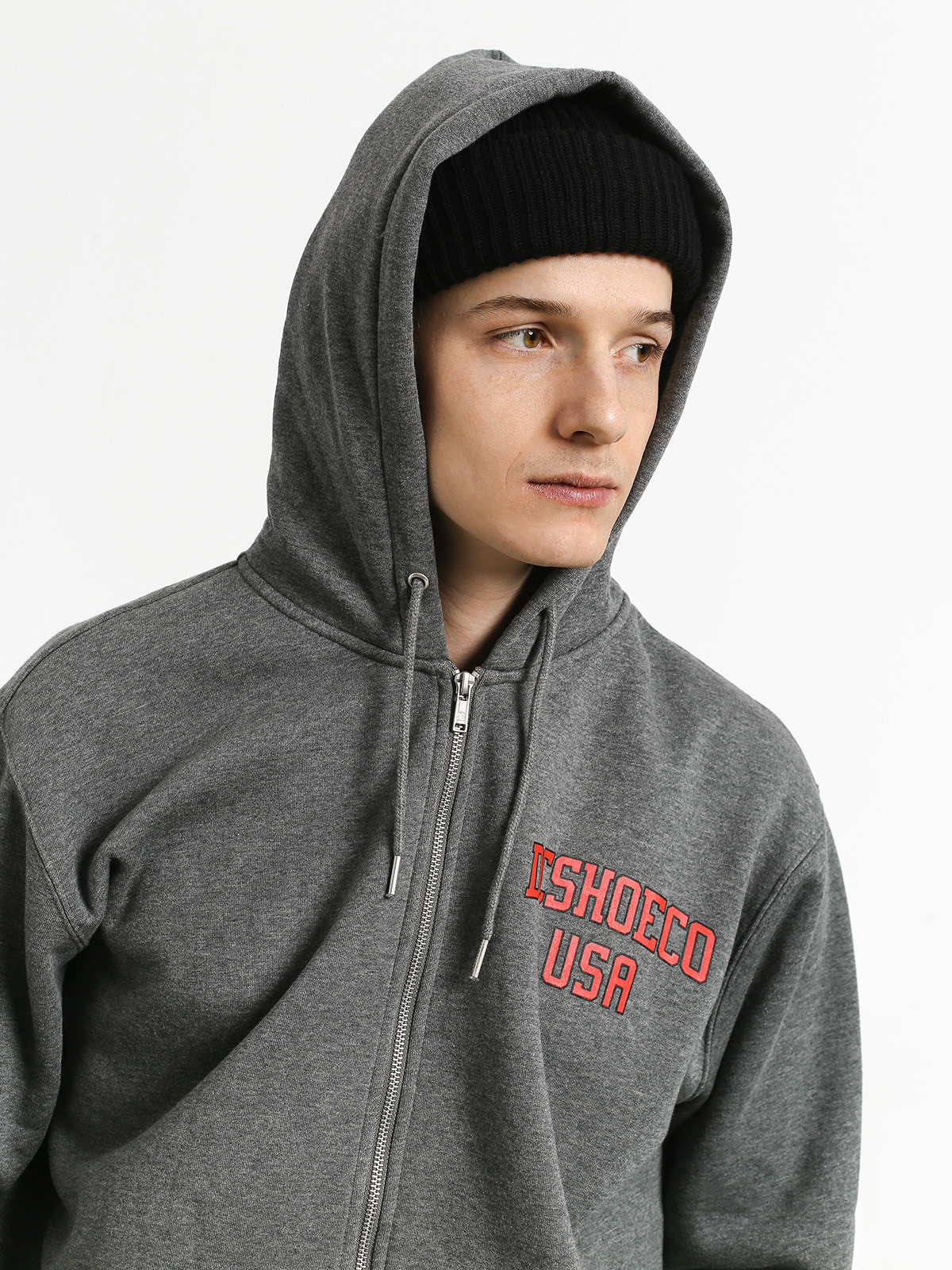 Bluza z kapturem DC Glenridge 2 ZHD (heather charcoal)