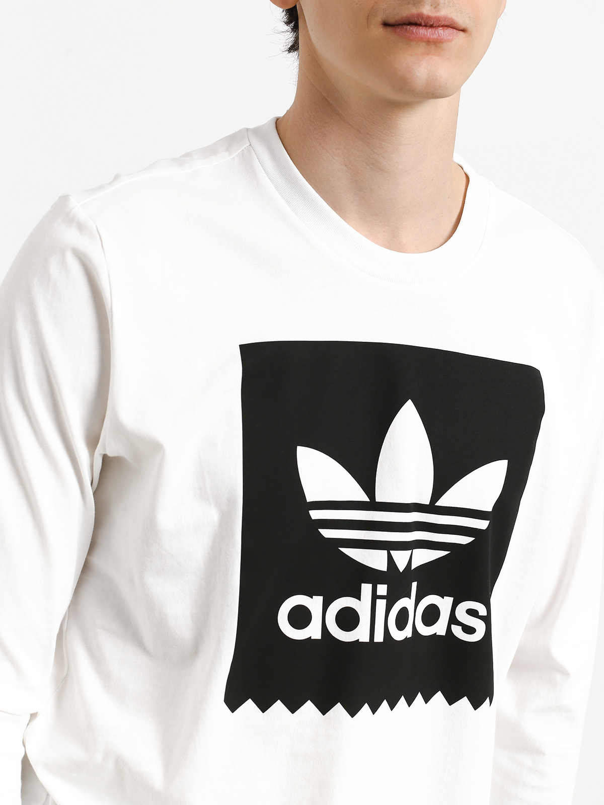 Longsleeve adidas Bb (white/black)
