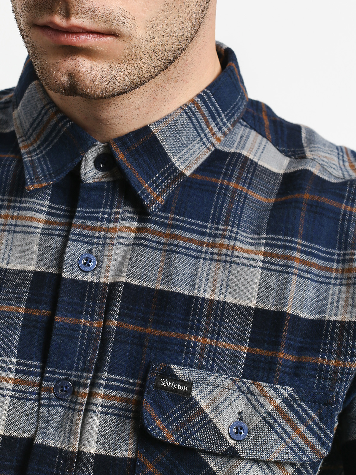 Koszula Brixton Bowery Flannel (blue night)