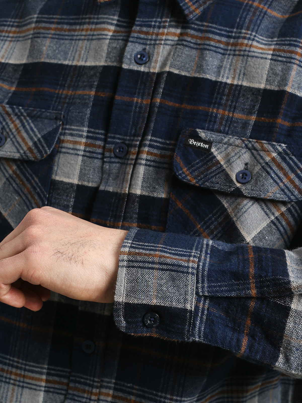 Koszula Brixton Bowery Flannel (blue night)