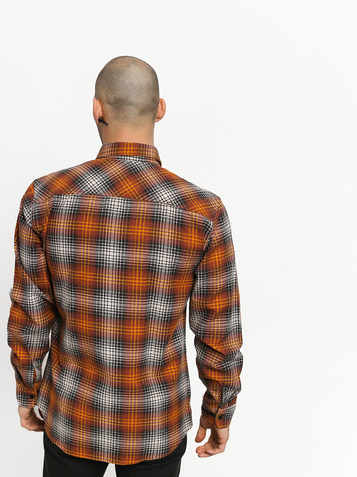 Koszula Brixton Bowery Lw Flannel (burnt orange)