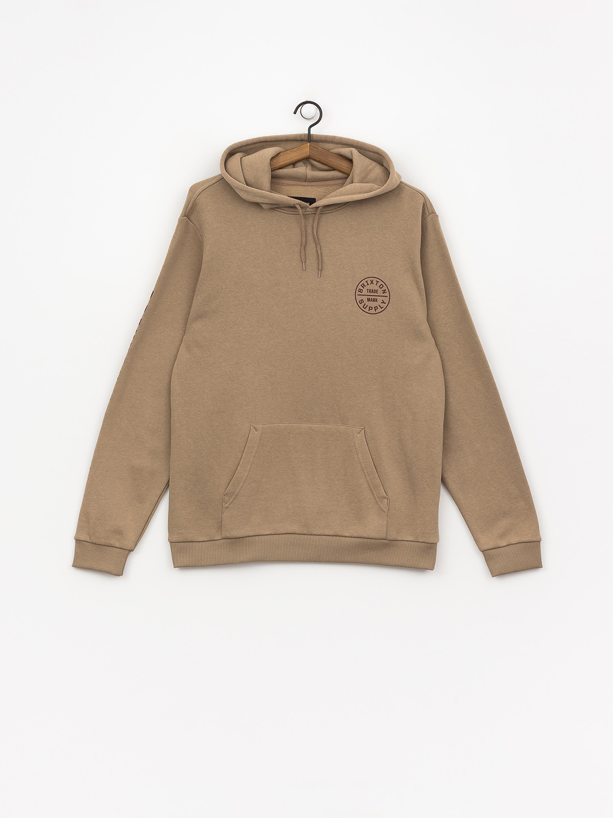Bluza z kapturem Brixton Oath II Intl HD (light khaki)