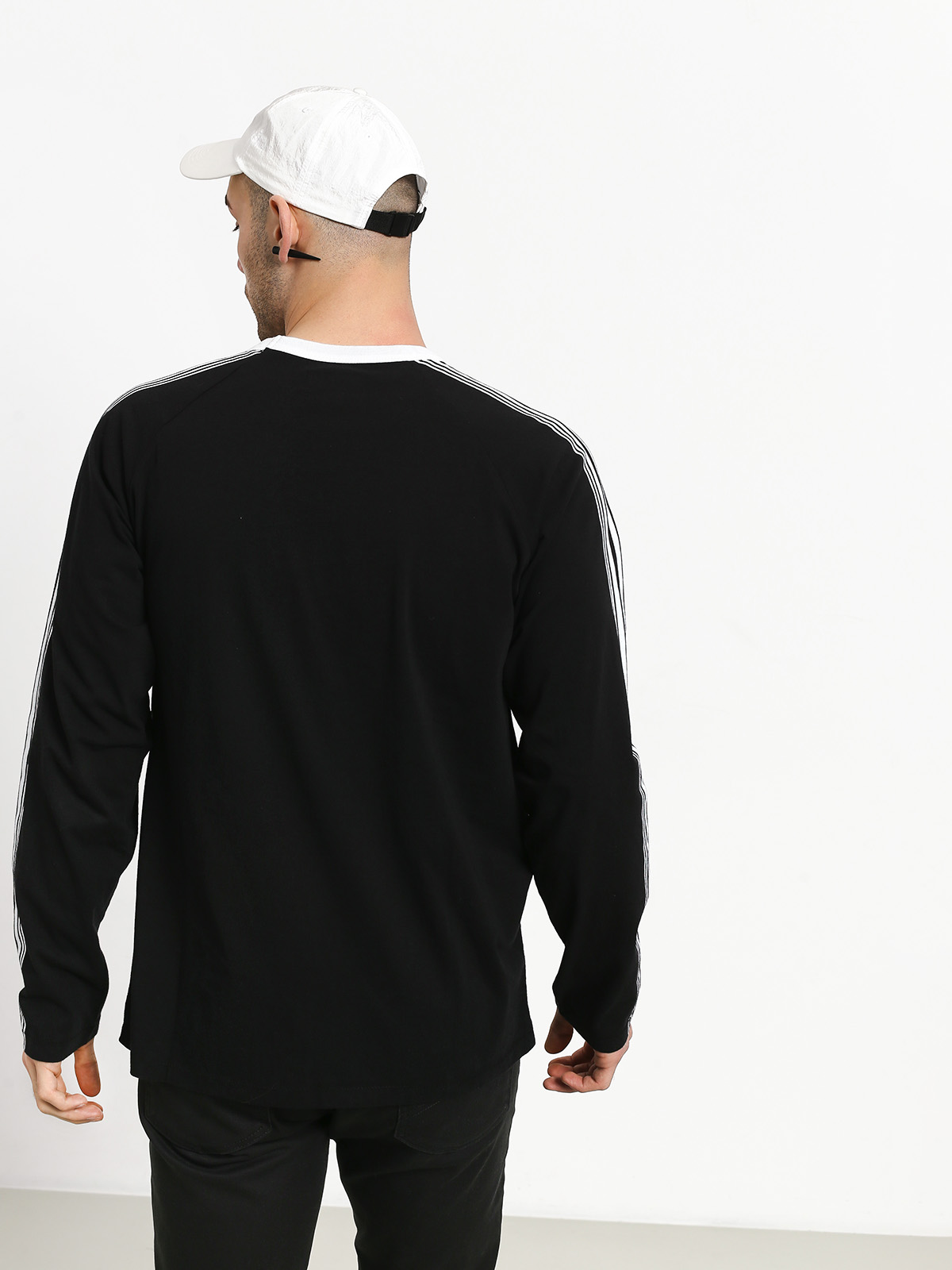 Longsleeve Brixton Este (black/white)