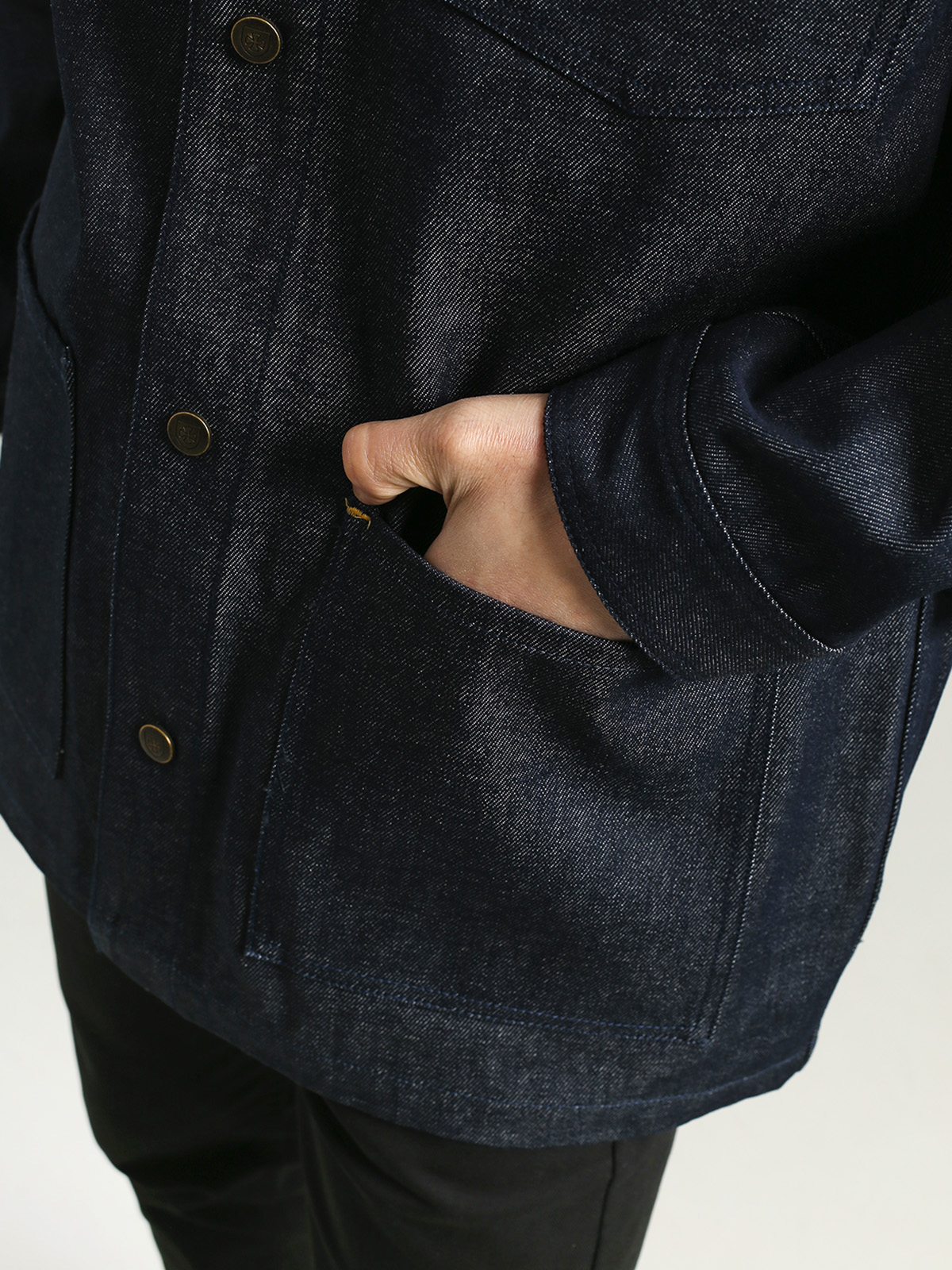 Kurtka Brixton Yard Denim (raw indigo)