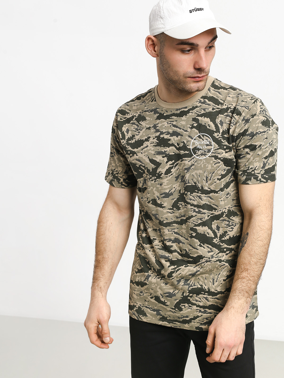 T-shirt Brixton Wheeler II Prem (digi tiger camo)