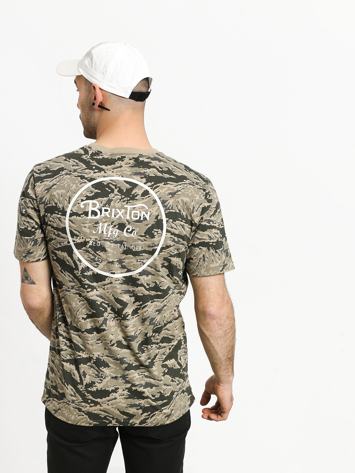 T-shirt Brixton Wheeler II Prem (digi tiger camo)