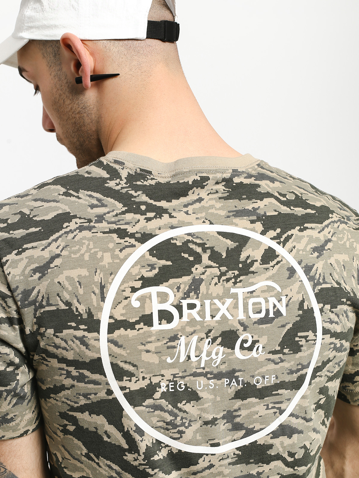 T-shirt Brixton Wheeler II Prem (digi tiger camo)