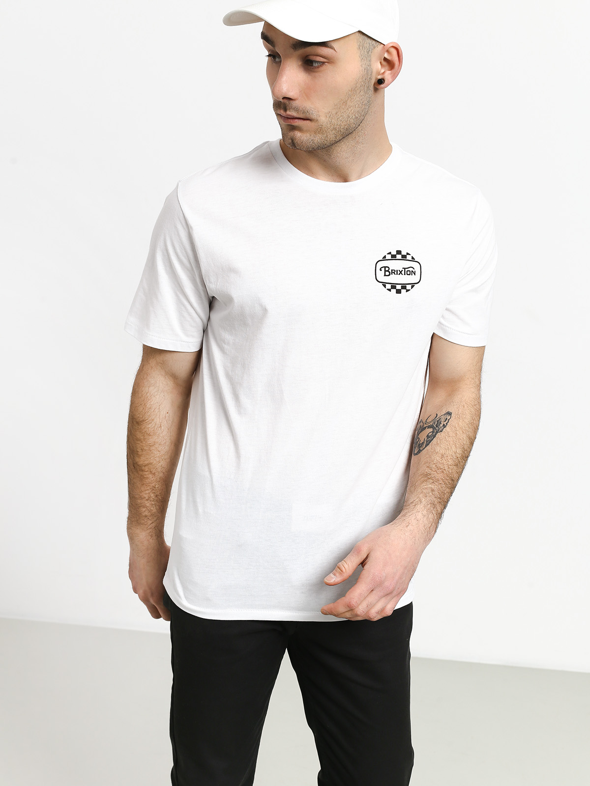 T-shirt Brixton Bellfast Prt (white)