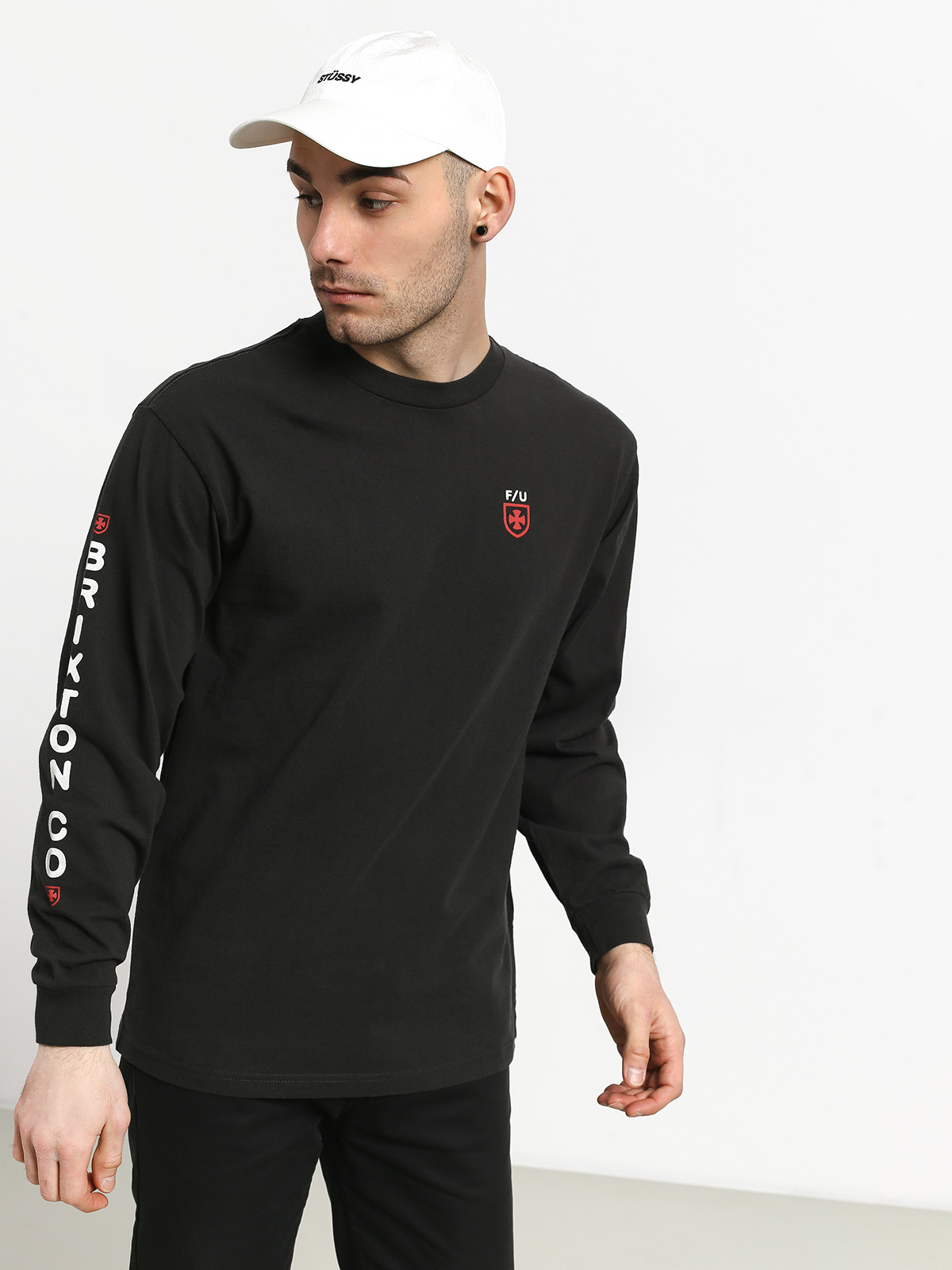 Longsleeve Brixton Frame Stt (washed black)