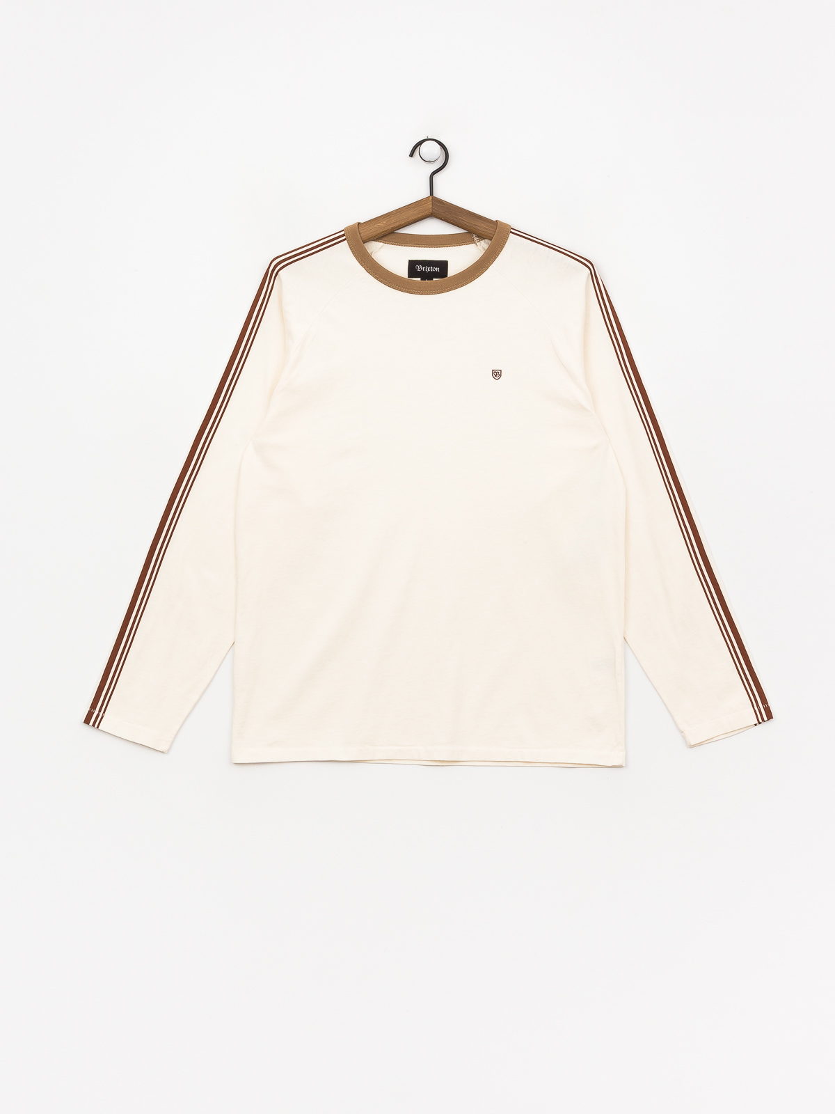 Longsleeve Brixton Este (cream/khaki)