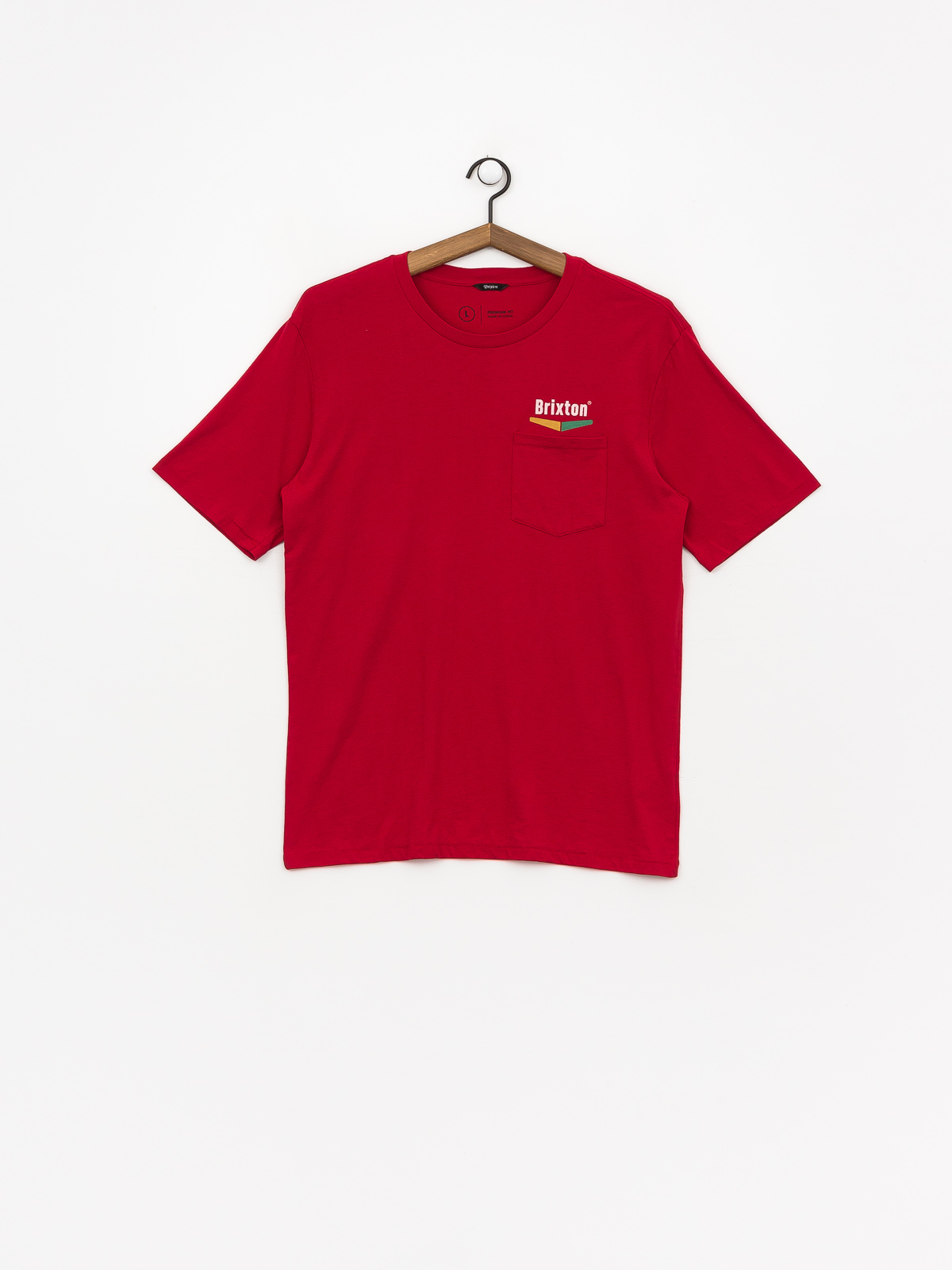 T-shirt Brixton Velocity Pkt (scarlet)