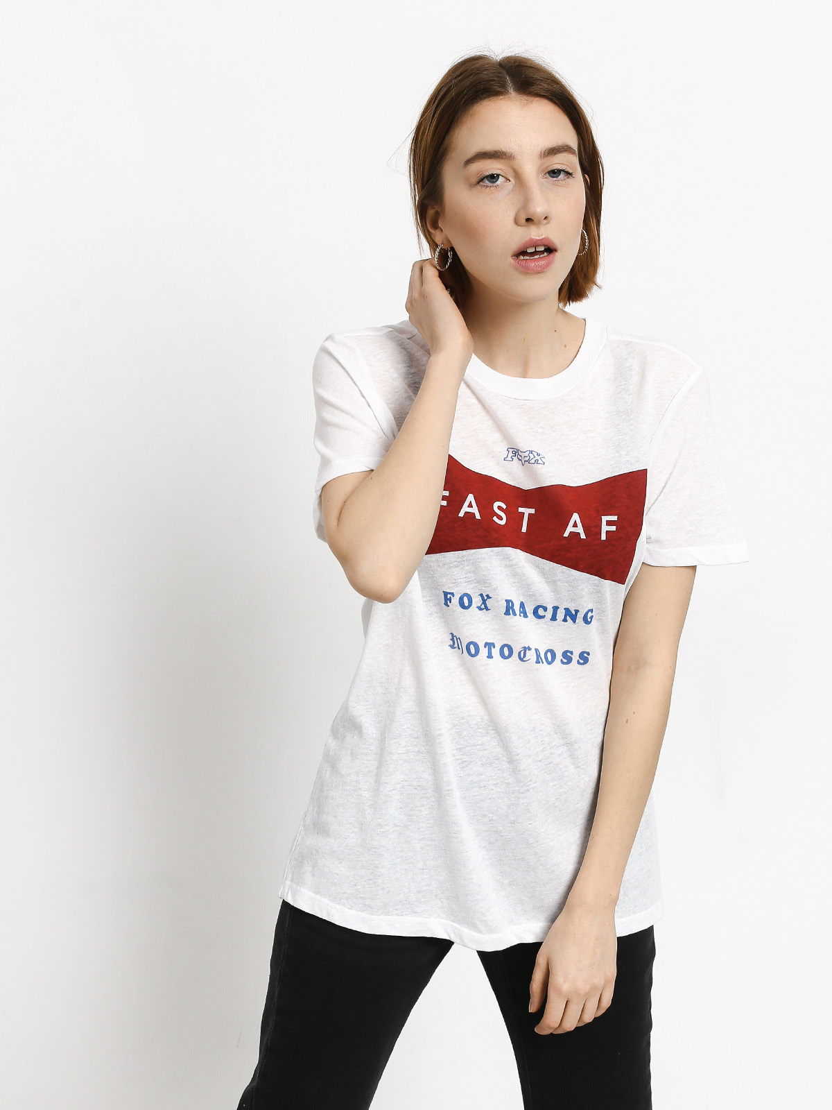 T-shirt Fox Fast Af Wmn (wht)