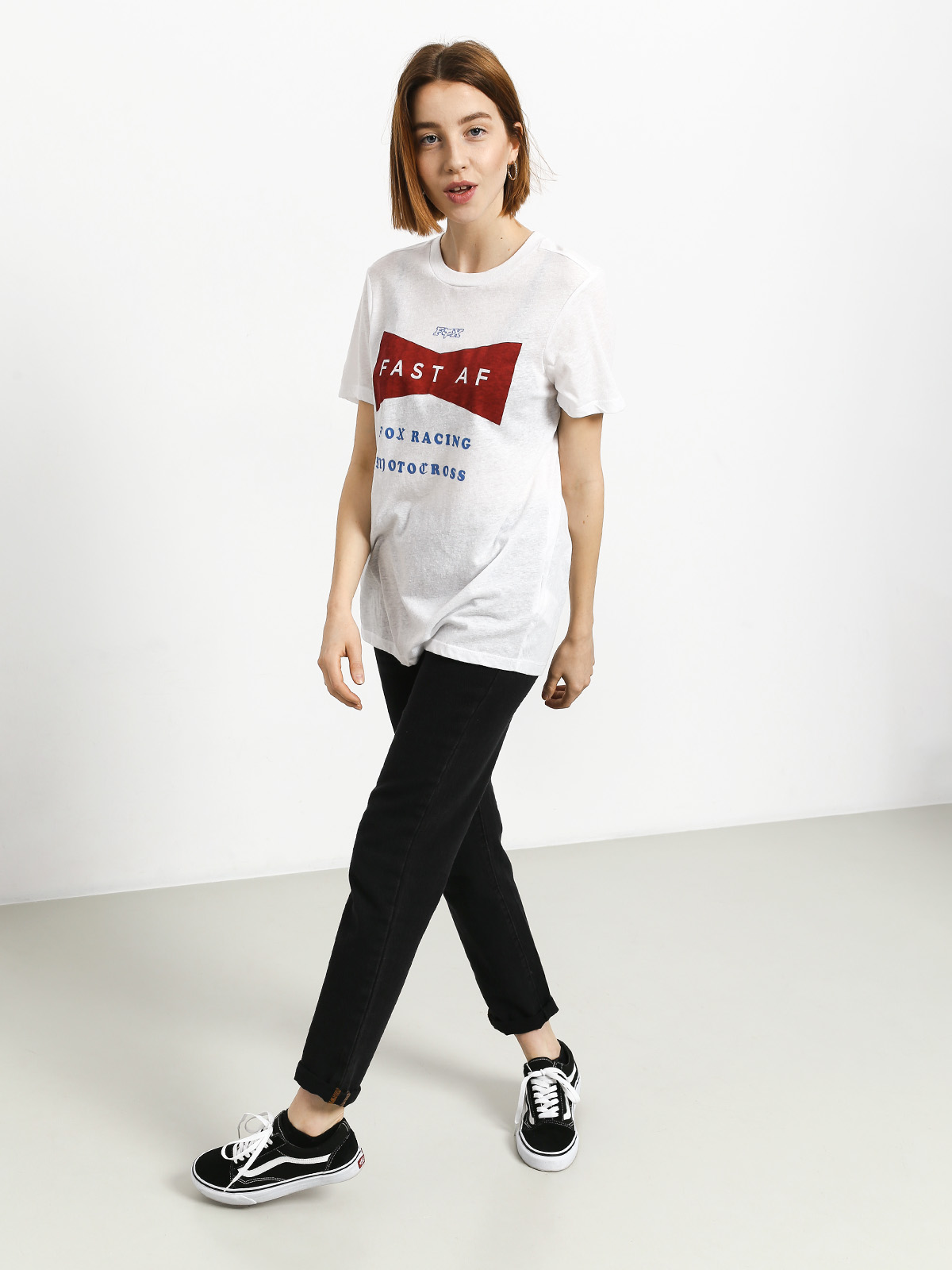 T-shirt Fox Fast Af Wmn (wht)